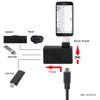 Cablecc 2pcs 90 Degree Left & Right Angled Micro USB 2.0 OTG Host Adapter with USB Powered Mobile Phones & Tablets Cablecc