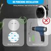 4 Pack Indoor Wall Mount for Yi Home Security Camera, No Punching, Extremely Simple Installation (Camera is NOT Included)
