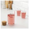 ZigZag Trading Ltd 2 x Carafe with stopper Clear glass/cork