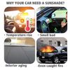 Car SUV Windshield Sun Shade UV Block Shield Visor Cover For Mazda 2/3/6 Series