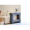 Reclaimed Wood Luxe Accent Table (Black Combo) SKU 1128