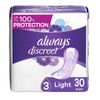 Always Discreet, Incontinence Liners, Ultra Thin, Regular Length, 30 Count ( packaging may vary)
