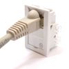 kenable Floor Box Keystone Cat5e Low Profile Network 6C Module 38 x 25mm
