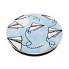 Airplane Flight Sky Clouds Air Pilot Flying Paper Plane PopSockets Swappable PopGrip