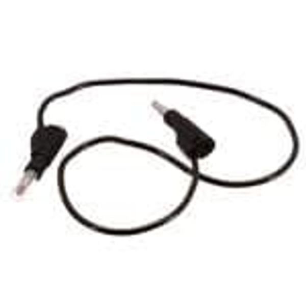 Adafruit Accessories Retractable Stacking Banana Plug Cable - Black 0.5 m Long