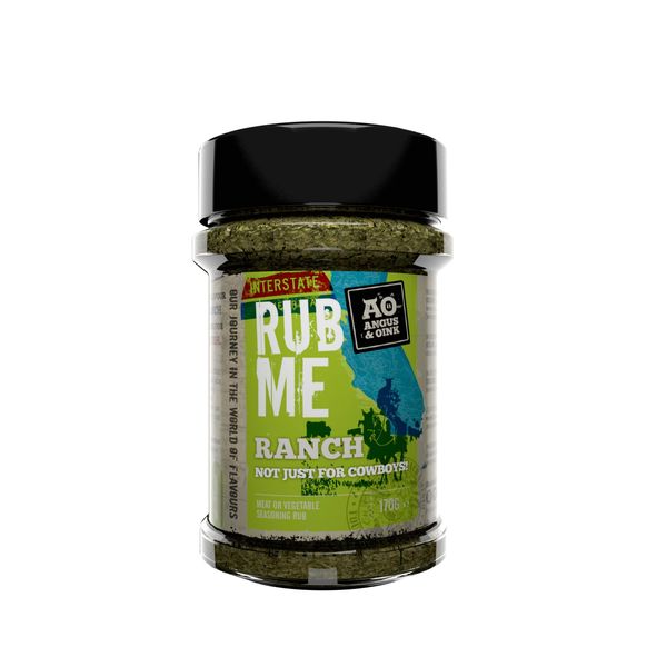 Angus & Oink Rub Me Ranch - Dressing or BBQ Seasoning 215g