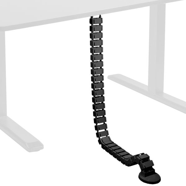 VIVO Vertebrae Cable Management Kit Height Adjustable Desk Quad Wire Organizer