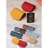 RAVIS Mask Case, Stylish, Portable, PU Leather, Foldable, Antibacterial, Cute, Mask Pouch, Mask Holder, Portable, Light Gray