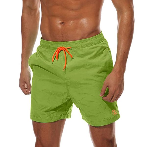 ZOXOZ Badeshorts Herren Badehose Herren Shorts Kurze Hosen Herren Schnelltrocknend Männer Schwimmhose Boardshorts Strandshorts Herren Beachshorts mit Mesh-Futter Verstellbarem Tunnelzug Green S