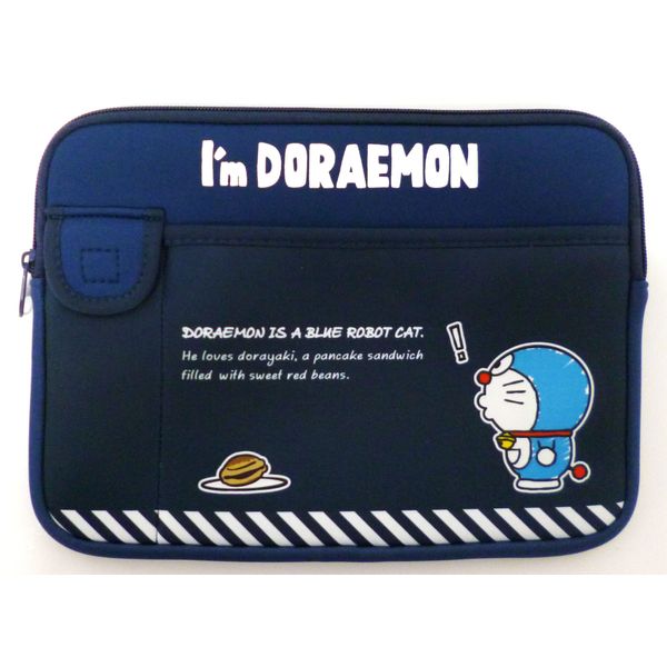 K Company CTK1-IDR-NV Tablet Case, Im Doraemon, Navy, Multi Case Specifications