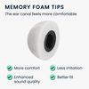kwmobile 6x JBL Live Pro 2 TWS Compatible Eartips - Replacement Ear Tips Pads S/M/L White