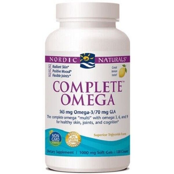 Nordic Naturals Complete Omega Soft Gels 120 with Omega's 3, 6 and 9