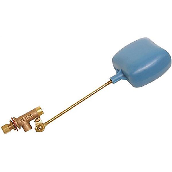 Evaporative Cooler Compression Float Valve, Heavy-Duty Bronze, 1/4-In.