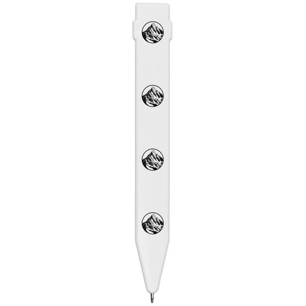 Azeeda 'Mountain Range in Circle Frame' Flat Magnetic Pen (MP00025012)