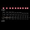 NOVO OVO 120 pcs Hawk Curved Eagle Claw Extra Super Extreme Deep Curve Half Cover Short Square Tapered Transparent Clear Cystal False Nail Extension Tips Acrylic Nail 10 Sizes Bag Packaging