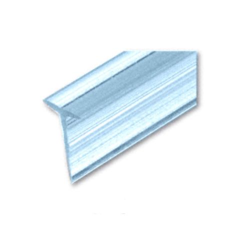 CRL Translucent Shower Door Vinyl "T" Seal and Sweep for 7/16" Maximum Gap - 32-5/8 in long