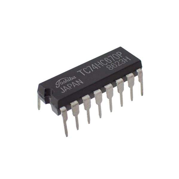Logic IC Shift Register REGISTER FILE TC74HC670P (Set of 2)
