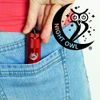 Night Owl LED Torch, Pocket Torch, Very Bright Torch, Aurora - Red