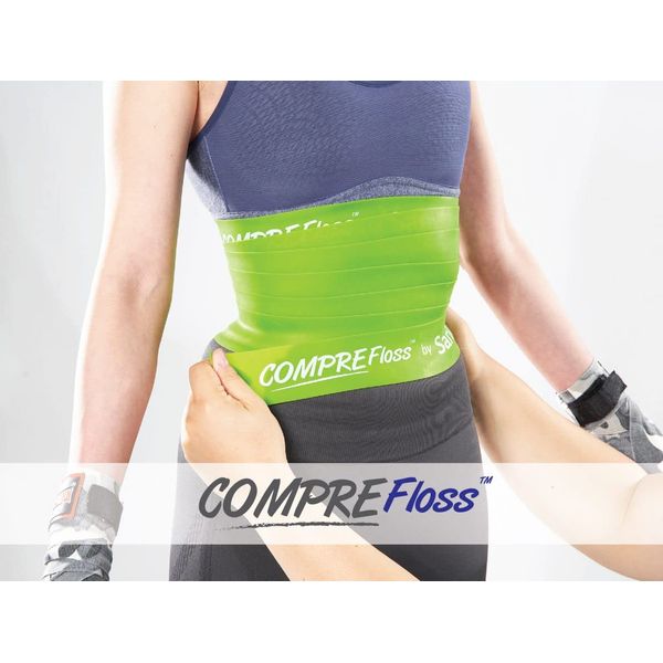 Floss Band Level 1, 3.5 m x 5 cm, Lightweight, Green