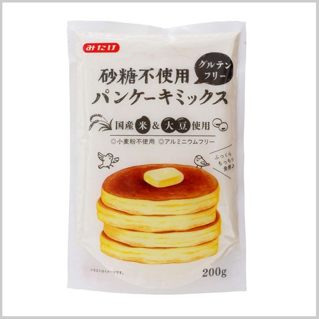 Mitake Sugar-Free Pancake Mix, 7.1 oz (200 g)