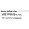 Shoreline Marine Bilge Pump with Float Switch, 800 GPH