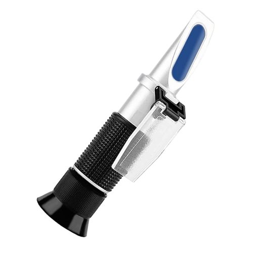 UHANBUT 4-in-1 Antifreeze Refractometer, Antifreeze Coolant and Diesel Exhaust Fluid Tester, Battery Acid and Windshield Washer Fluid Analyzer, Automatic Temperature Compensation