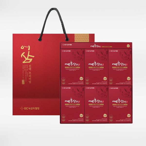 [Gift Wrapping] Green Cross Well-being Eosam Domestic 6-year-old Red Ginseng Extract Gift Set 1 Box 24 Packets