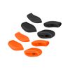 Mryok 2 Pair Replacement Nose Piece Nose Pads for Oakley Commit AV - Orange & Black