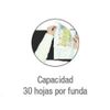 Oxford Live & Go, A4 Plastic Sleeve Folder, 30 Transparent Sleeves, Black