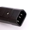 10x AC250V 10A Male 3Terminals Panel Mount Power Socket Adapter Connector