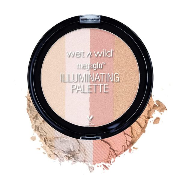 Blush Palette by Wet &amp; Wild Megaglo Illuminating Makeup Powder Palette Catwalk Pink Highlighter Face Makeup American Cosmetics Brand