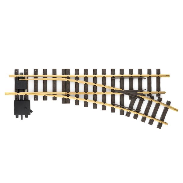 LGB Hand Turnout Right R3-22.5° - 16040, Track Extension for Garden Railway, Track Material, Accessories, G Scale 1:22.5