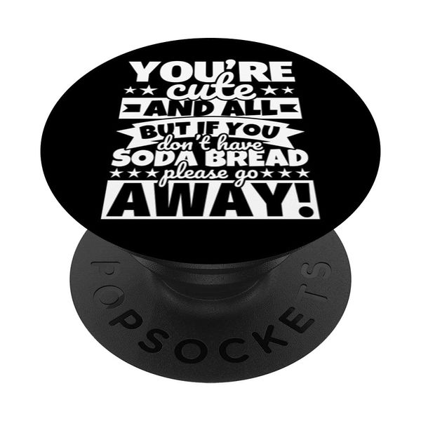soda bread Lover Food Funny PopSockets Swappable PopGrip