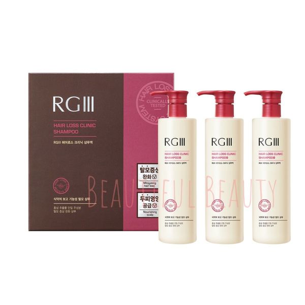 RGIII RG3 Hair Regeneration Hair loss prevention Hair regrowth Clinic Shampoo