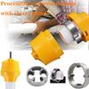 Pvc Thread Maker Tool For Electric Drill,Pvc Pipe Threader，Pipe Threader Kit，Electric Pipe Threader，Plastic Pipe Threader，Pipe Threader，Pipe Threader Kit 1/2 To 2，3/4 Pipe Threader