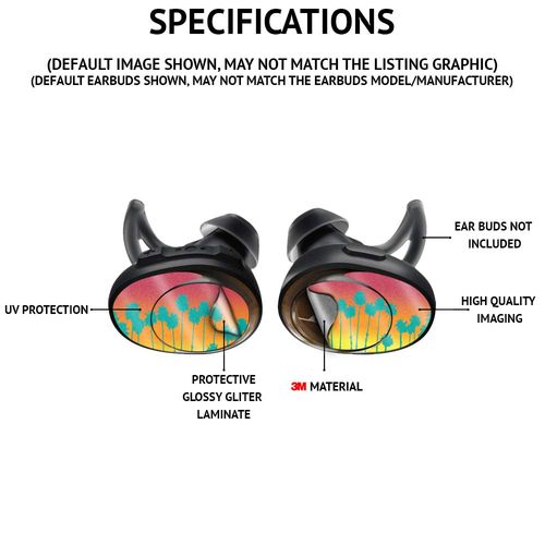 MightySkins Glossy Glitter Skin Compatible with Bose QuietComfort Earbuds II (2022) - Solid Green | Protective, Durable High-Gloss Glitter Finish | Easy to Apply and Change Styles | Made in The USA