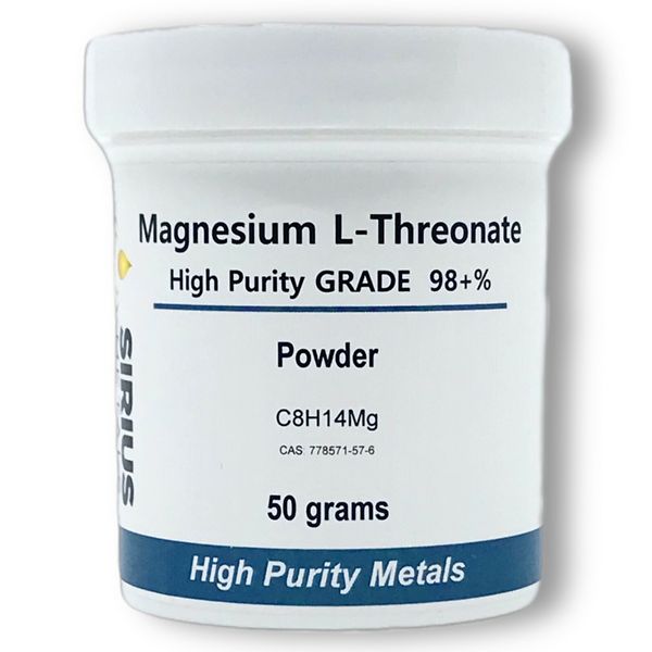 Magnesium L-Threonate 50g 98% purity