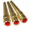 Pack of 3 Austrian Crystal/Rhinestone cribbage pegs 25mm solid Brass (Red)