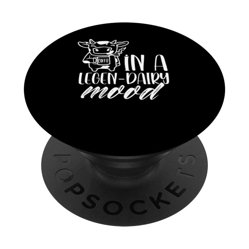 In A Legen-Dairy Mood Farm Lover Cows Animals Cow PopSockets Swappable ...