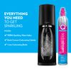 SodaStream Terra Sparkling Water Maker (Black) with CO2 and DWS Bottle