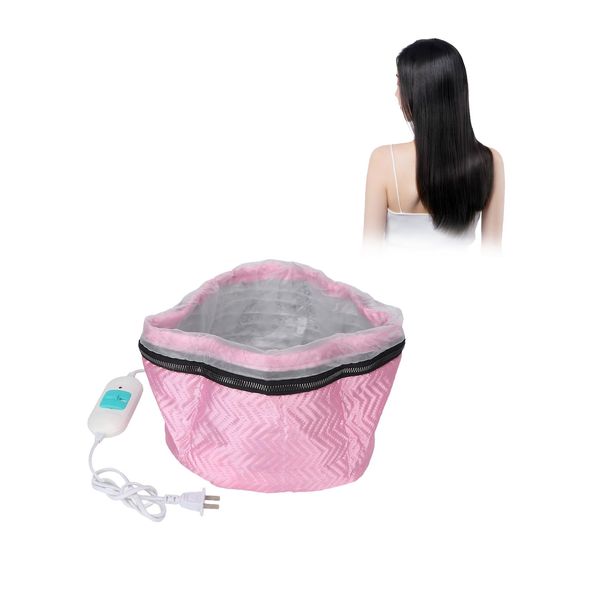 Hair Steamer,Steamer for Hair,Hair Dryer Bonnet Adjustable Deep Conditioning Electric Heat Cap Intelligent Temperature Control US Plug 110‑220v,Hair Steamer for Deep Conditioning