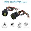 10 Pin 10 Wire Waterproof Electrical 1.8mm Wire Connector Mating Harness Plug