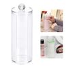 Storage Case Transparent Round, Cotton Pad Storage Case, Make Up Puff Display Storage Display Stand Prop Puff Holder Container