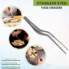 Culinary Baking Offset Tweezer 6.25" for Handling Oven Cookies & Pastries