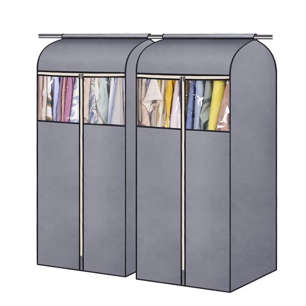 SLEEPING LAMB 54'' Hanging Garment Bags for Closet Storage Sealed Completely