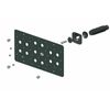 Bumper Tow Hook License Plate Mount Bracket for Mercedes-Benz E-Class 2003-2006