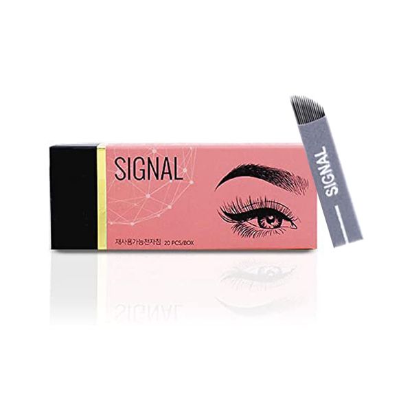 Signal Embo Microblading Needles for Permanent Makeup and Eyebrow Tattoos Prep by Amber Lash for Professionals (2220)