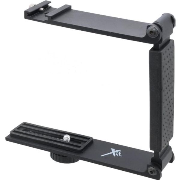 Xit XTMINIBRK Mini Portable Folding Flash Bracket (Black)
