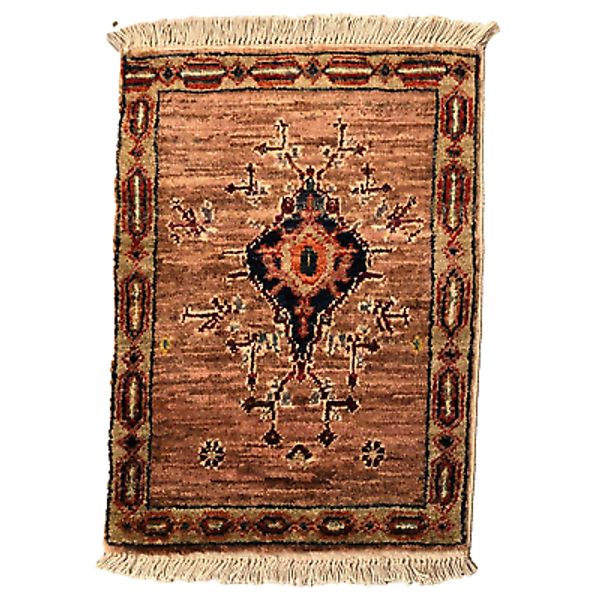 68 x 46 cm | Vintage Handmade Afghan Carpet Door Mat Small Oriental Wool Rug