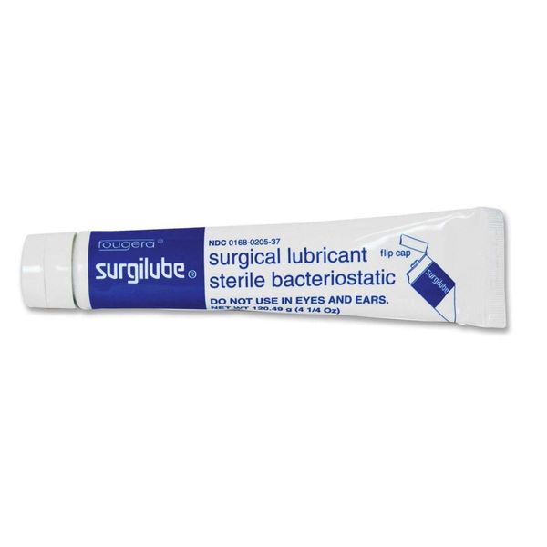 Surgilube Surgical Lubricant Sterile Bacteriostatic Jelly - 4.25 Ounces each (Value Pack of 2)